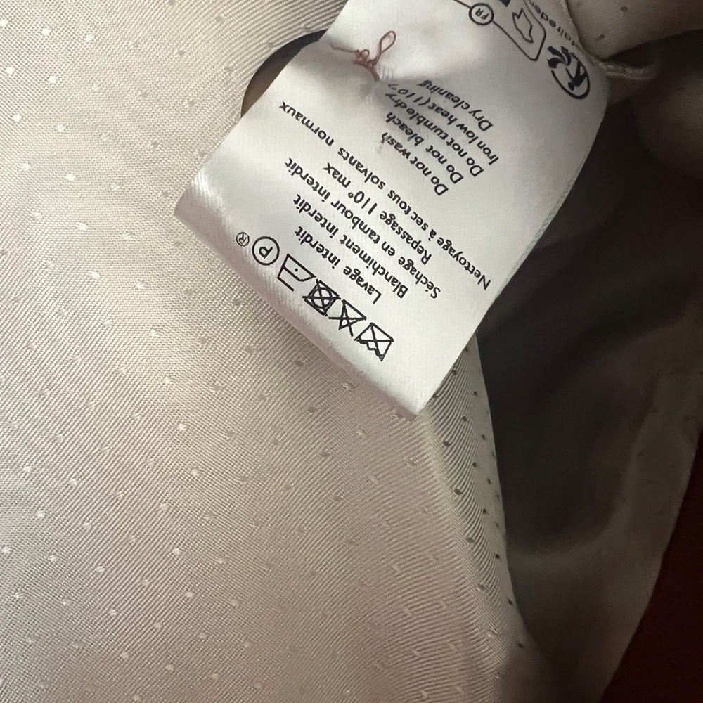 Sezane James coat-Women’s Double-Breasted- XL/14 rust pink - Picture 6 of 7